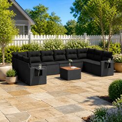 Friendly 11-Piece Outdoor Sofa Set for Your Garden