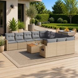 Your New 12-Piece Outdoor Sectional Sofa Set Awaits