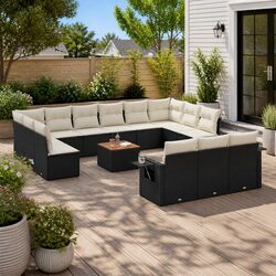 Friendly 14 Piece Outdoor Sofa Set for Your Patio
