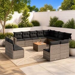 Enjoy Relaxing Outdoors with This 13 Piece Sofa Set