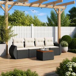 Create Your Ideal Outdoor Lounge with a 5 Piece Sofa Set