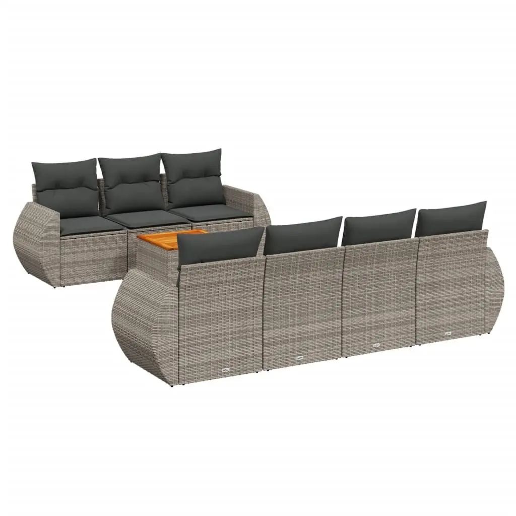 8 Piece Outdoor Garden Sofa Set