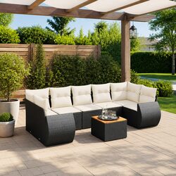 Your Friendly 8-Piece Modular Outdoor Sofa Set Awaits