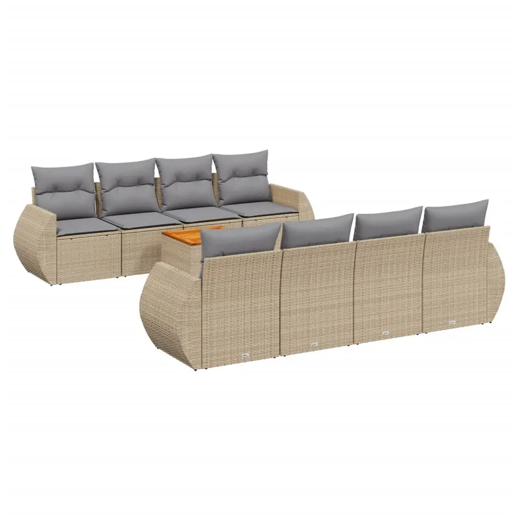 9 Piece Outdoor Sofa Set
