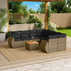 Your Go-To 9 Piece Garden Sofa Set for Outdoors