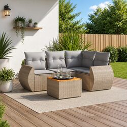 Your Ideal 5 Piece Garden Sofa Set Awaits