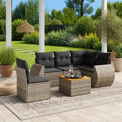 Your Cozy 6-Piece Garden Sofa Set Awaits You