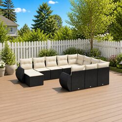 Enjoy Outdoor Living with This 11-Piece Sofa Set