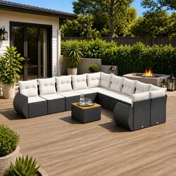 Welcome to Your New 11-Piece Outdoor Sofa Set