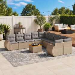 Friendly 11 Piece Garden Sofa Set for Your Outdoor Enjoyment