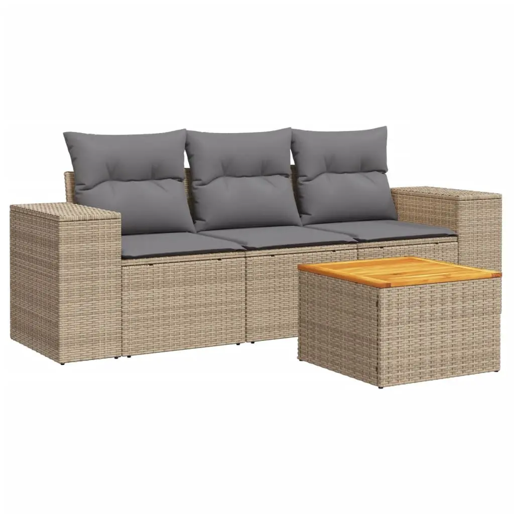 4-Piece Garden Sofa Set