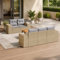 Your New 6-Piece Garden Sofa Set Awaits You