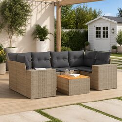 Your New Favorite 7 Piece Garden Sofa Set Awaits