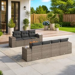 Create Cozy Outdoor Moments with 8-Piece Sofa Set