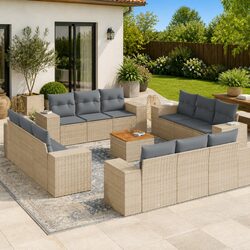 Your Outdoor Oasis: 13 Piece Garden Sofa Set