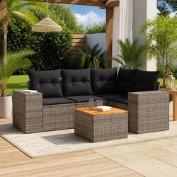 Enjoy Relaxation with This 5 Piece Garden Sofa Set