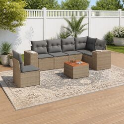 Friendly 7-Piece Outdoor Sofa Set for Your Patio