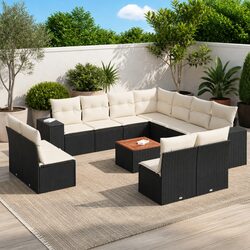 Your Friendly 12-Piece Garden Sofa Set Awaits