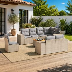 Enjoy Your Outdoor Space with a 9 Piece Sofa Set
