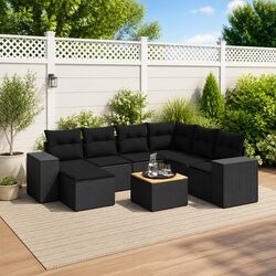 Friendly 8 Piece Outdoor Sofa Set for Relaxing Times