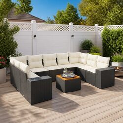 Your Friendly 10 Piece Outdoor Sofa Set Awaits