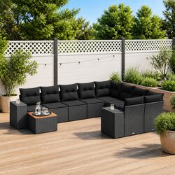 Discover the Comfort of a 10 Piece Garden Sofa Set