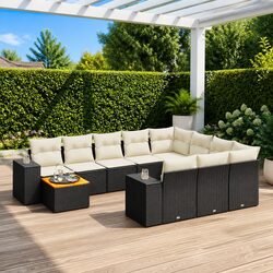 Enjoy Your Outdoors with This 11 Piece Garden Sofa Set