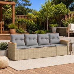 Your Perfect Outdoor Sofa Set - 4-Piece Modular Design