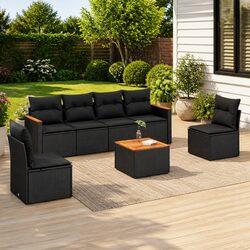 Friendly 7 Piece Garden Sofa Set for Your Patio