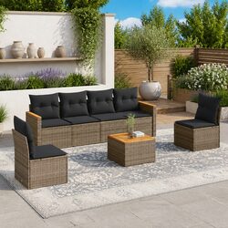 Make Your Outdoors Cozy with 7 Piece Garden Sofa Set