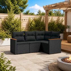 Your Perfect Outdoor Companion: 4 Piece Sofa Set
