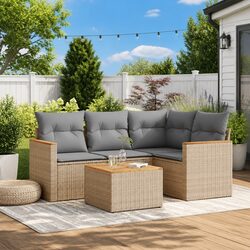 Friendly 5-Piece Outdoor Sofa Set for Your Patio