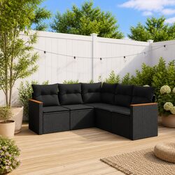 Discover Comfort with the 5 Piece Garden Sofa Set