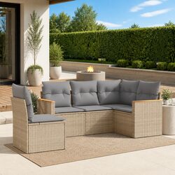 Your Perfect Outdoor Oasis: 5 Piece Garden Sofa Set