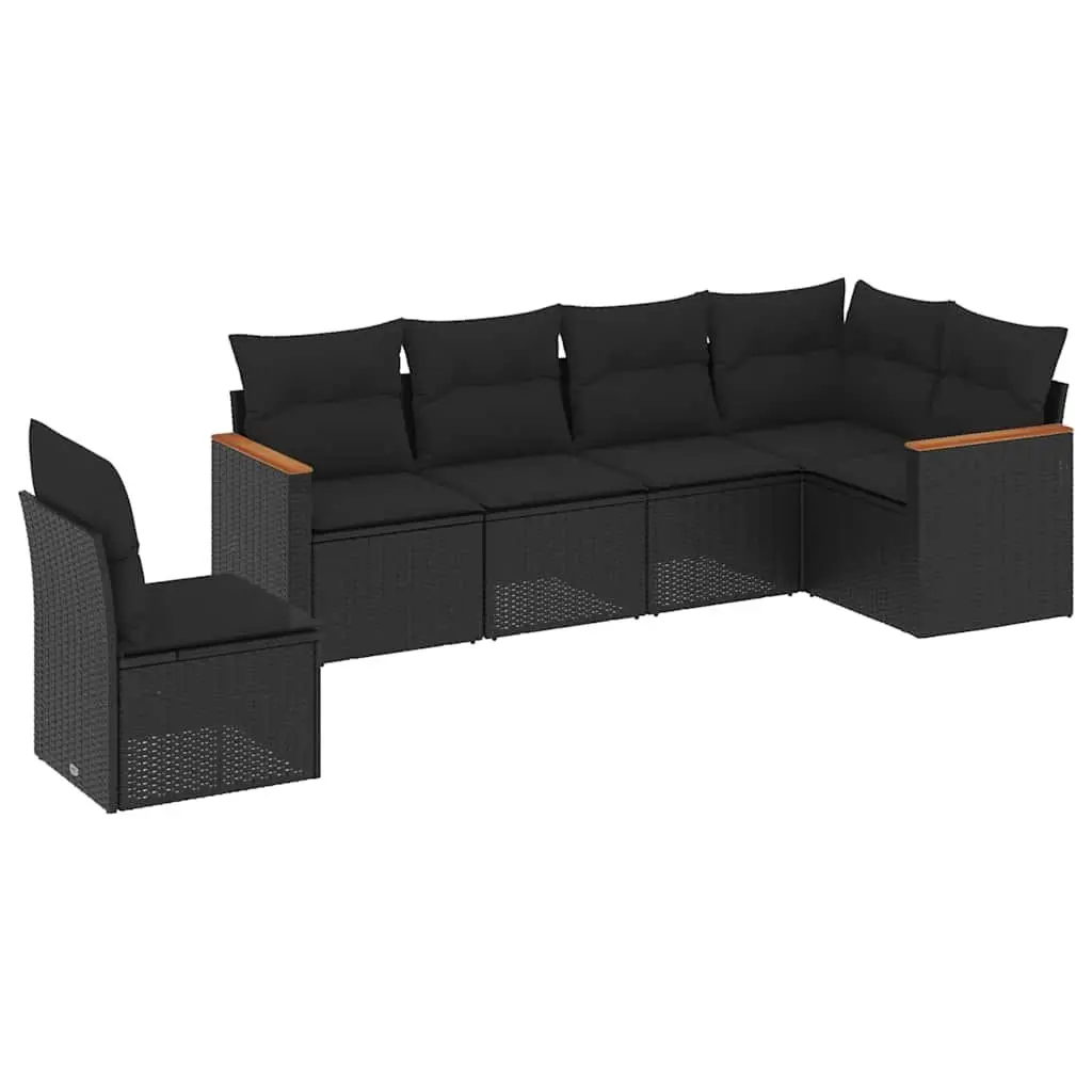 6 Piece Garden Sofa Set