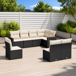 Your Ideal 8-Piece Black Sofa Set for Outdoor Relaxation