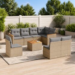 Your Perfect 9 Piece Garden Sofa Set Awaits