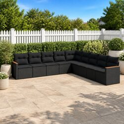 Friendly Modular 9 Piece Outdoor Sofa Set