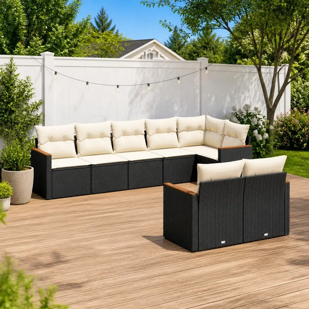 8-Piece Garden Sofa Set for Outdoor Fun