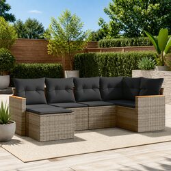 Your New Garden Sofa Set Awaits – 6 Pieces Included