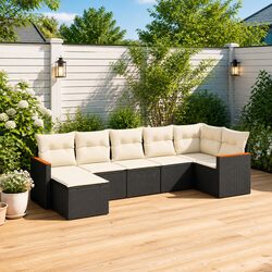 Friendly and Welcoming 7-Piece Outdoor Sofa Set