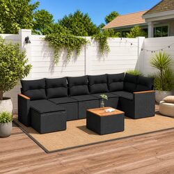 Your Friendly 8 Piece Garden Sofa Set Awaits