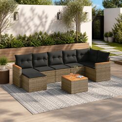 Your Ideal 8-Piece Garden Sofa Set Awaits