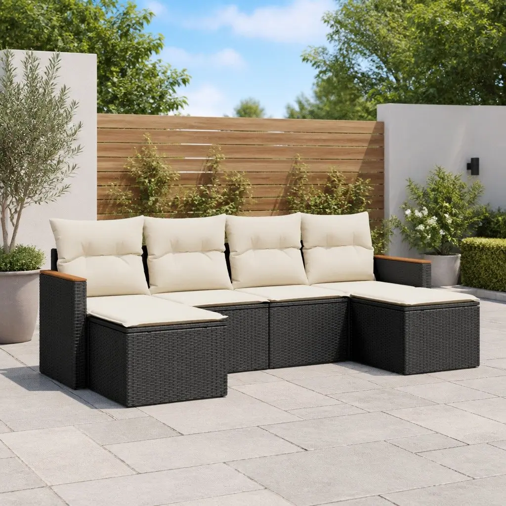 6-Piece Modular Outdoor Sofa Set