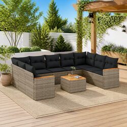 Your Ideal 10-Piece Garden Sofa Set Awaits