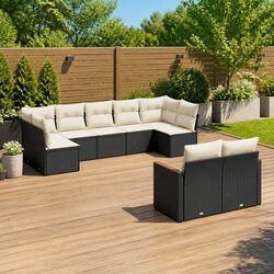 Your Ideal 9-Piece Garden Sofa Set Awaits
