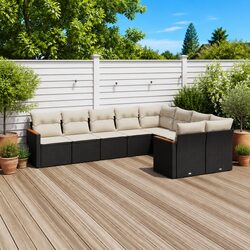 Your Outdoor Oasis: 9-Piece Modular Sofa Set