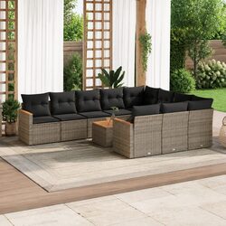 Your Perfect 11-Piece Grey Garden Sofa Set Awaits