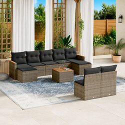 Your Ideal 10 Piece Grey Garden Sofa Set Awaits