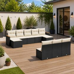 Create Your Outdoor Oasis with a 10-Piece Sofa Set